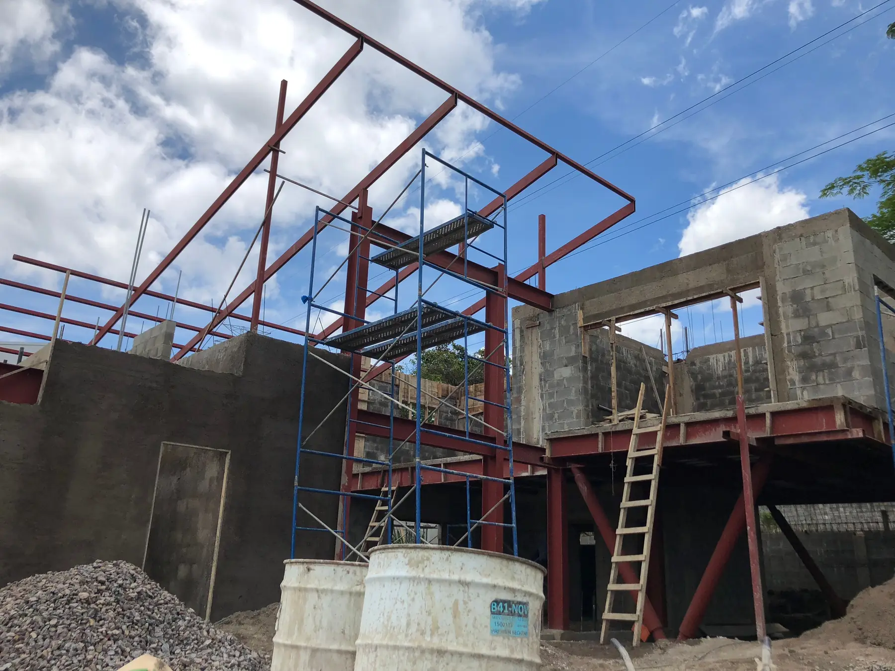 Estructura en obra